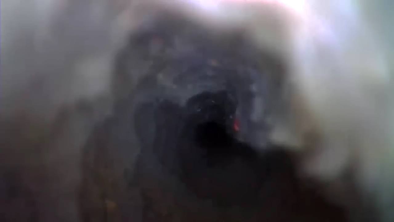 Dryer vent duct in Monroe - before cleaning