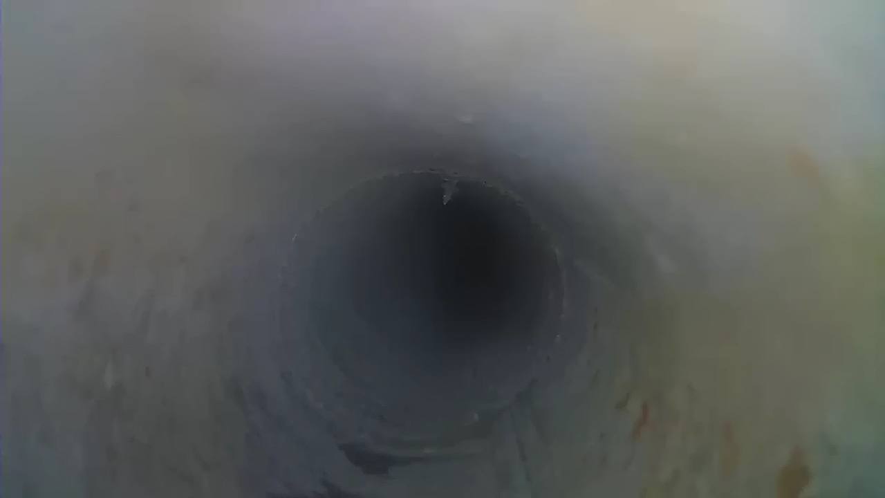 Dryer vent duct in Monroe - after cleaning