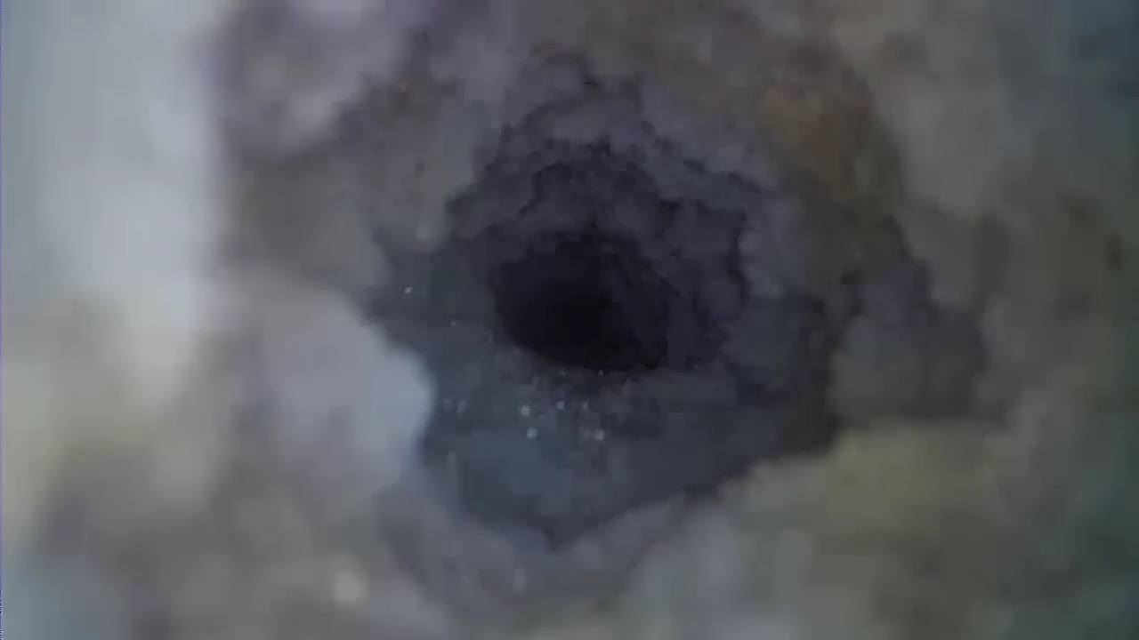 Dryer vent - before cleaning