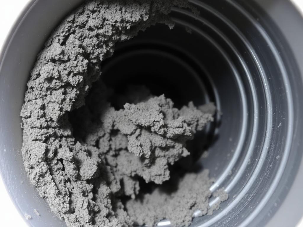 Dryer vent - before cleaning